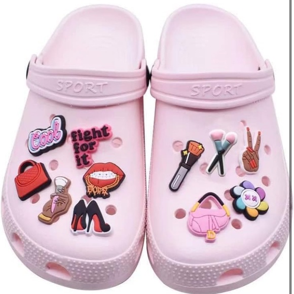 Black Girl Magic Melanin Shoe Charms Jibbitz Set For Crocs - Picture 4 of 4